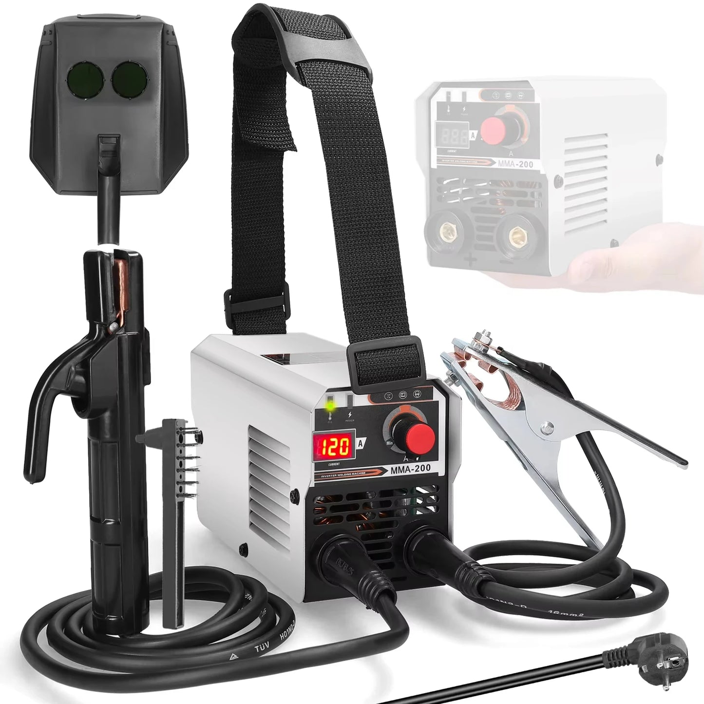 MIG MMA welding machine 2-in-1 220V inverter IGBT automatic wire feeding contact welding gas arc welding machine