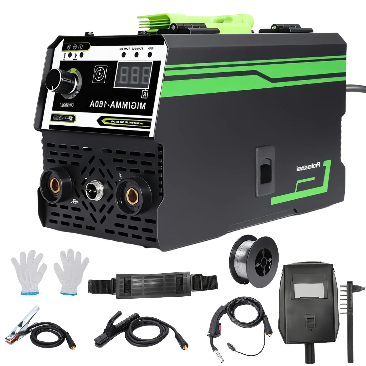 MIG MMA welding machine 2-in-1 220V inverter IGBT automatic wire feeding contact welding gas arc welding machine