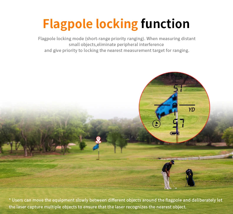 ARTBULL Golf Laser Rangefinder 1000M 650M Telescope with Flag-Lock Slope Pin Distance Meter for Hunting Monocular