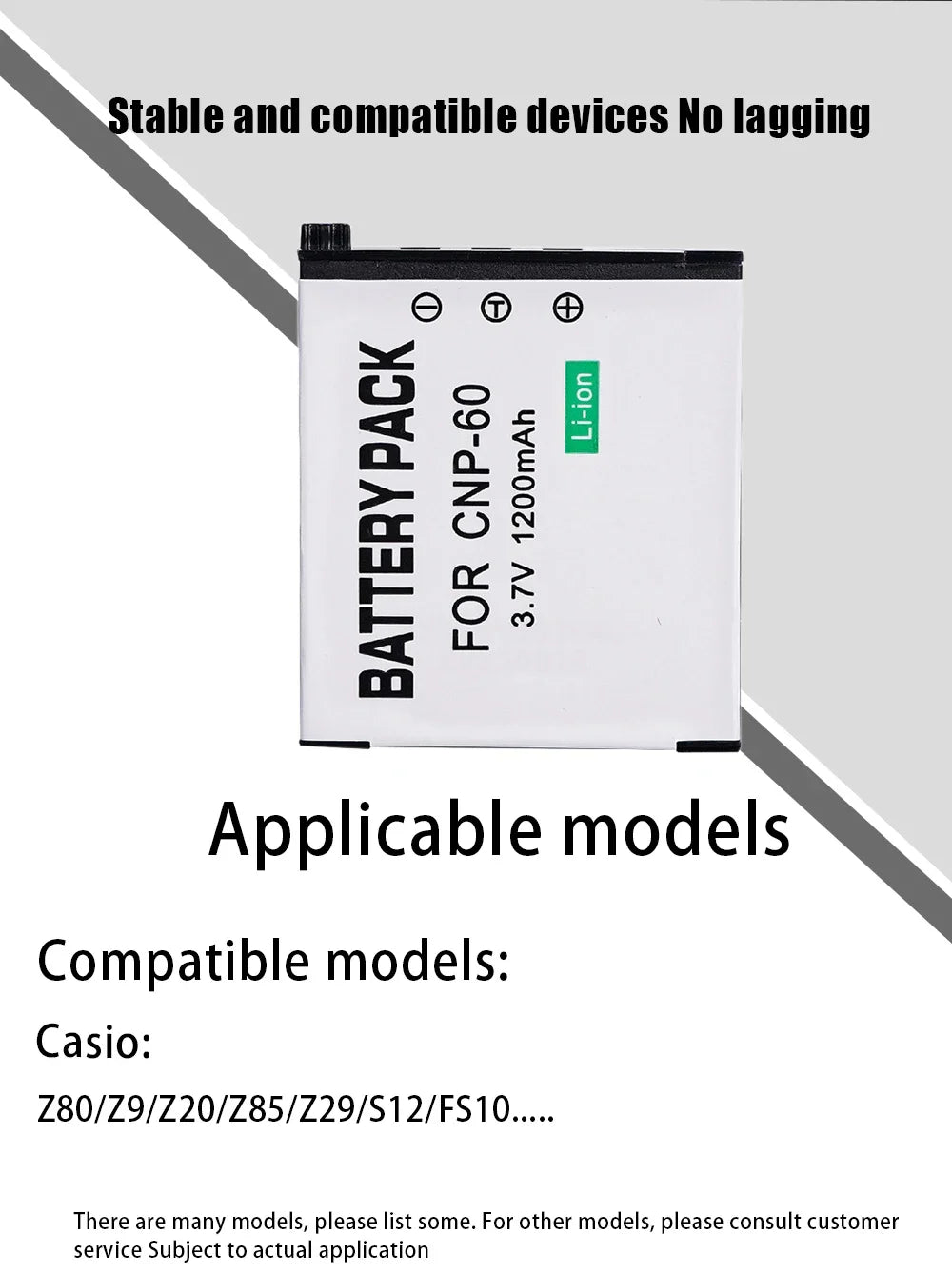 CNP-60 Camera Battery 3.7V 1200mAH CNP 60 CNP60 NP60 Rechargeable Battery for Casio EX-Z80 S10 Z9 FS10 S12 Z20 Z29 Z85 Z80 Z90