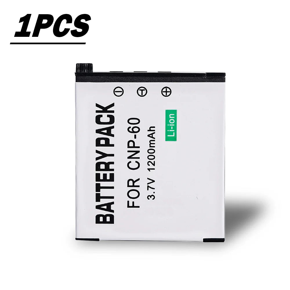CNP-60 Camera Battery 3.7V 1200mAH CNP 60 CNP60 NP60 Rechargeable Battery for Casio EX-Z80 S10 Z9 FS10 S12 Z20 Z29 Z85 Z80 Z90