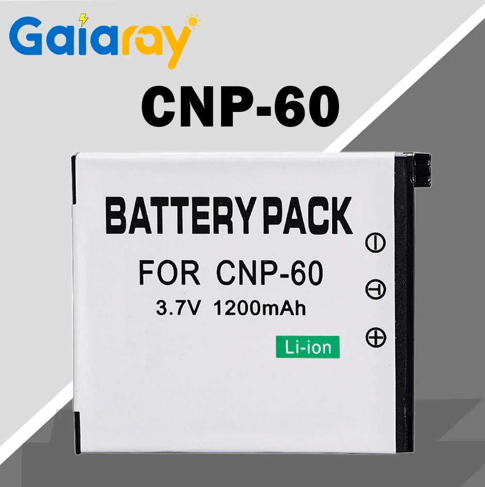 CNP-60 Camera Battery 3.7V 1200mAH CNP 60 CNP60 NP60 Rechargeable Battery for Casio EX-Z80 S10 Z9 FS10 S12 Z20 Z29 Z85 Z80 Z90